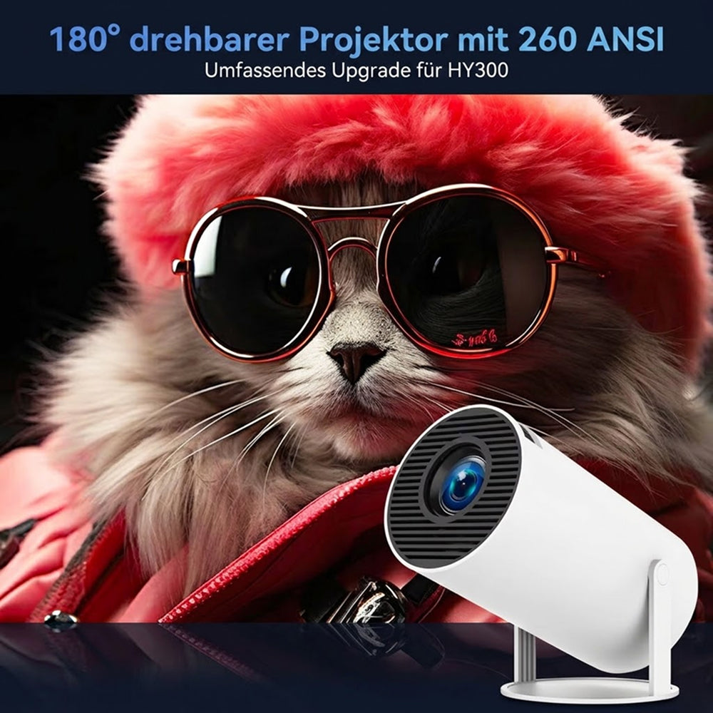 AcStroit Tragbarer Beamer | Mobiler Heimkino Projektor