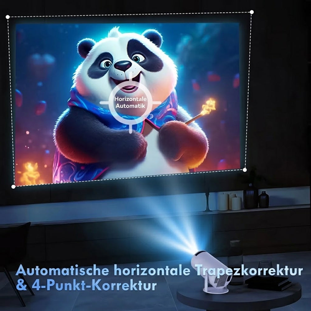 AcStroit Tragbarer Beamer | Mobiler Heimkino Projektor