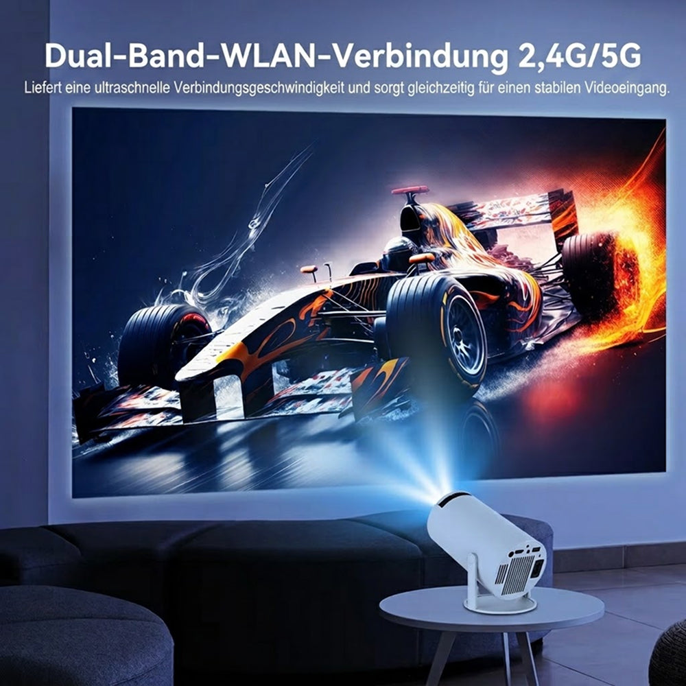 AcStroit Tragbarer Beamer | Mobiler Heimkino Projektor