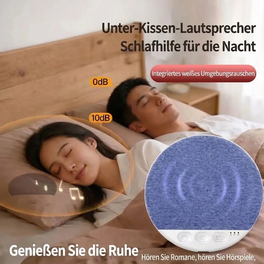 Aufrechtlück Kissen-Lautsprecher – Ruhiger Hi-Fi Sound zum Einschlafen