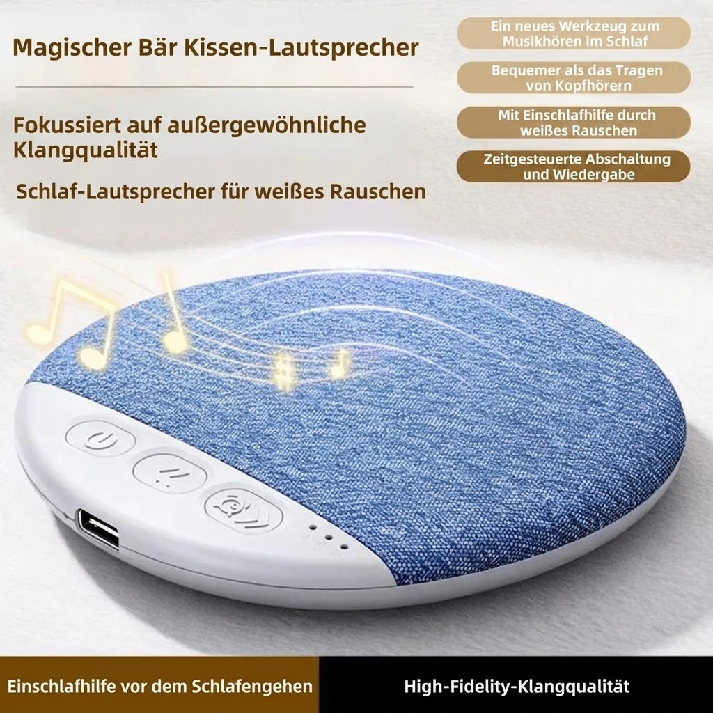 Aufrechtlück Kissen-Lautsprecher – Ruhiger Hi-Fi Sound zum Einschlafen