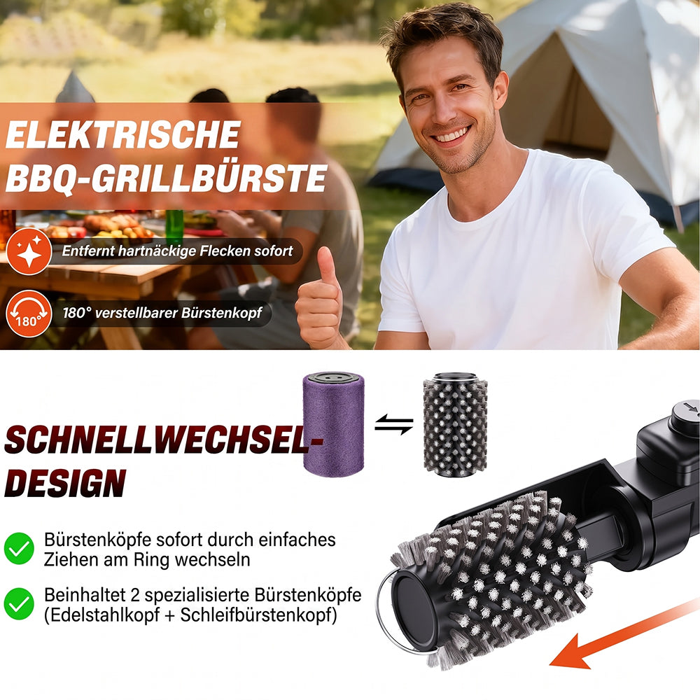 BruxMixi Elektrische Grillbürste – Leistungsstarke Grillreinigung