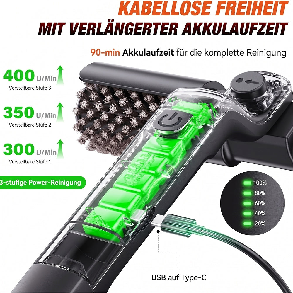 BruxMixi Elektrische Grillbürste – Leistungsstarke Grillreinigung