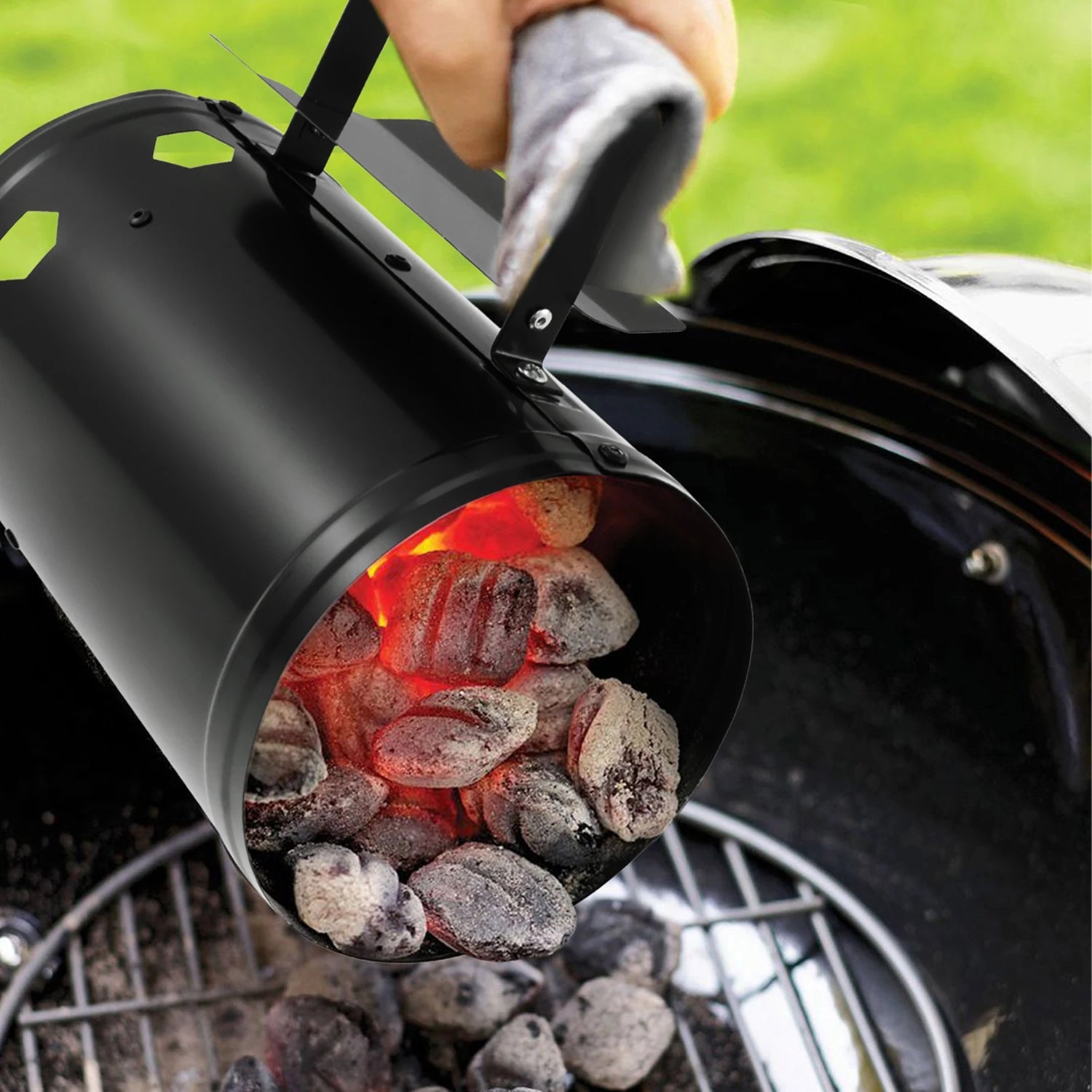 ChimiLaci Anzündkamin für Holzkohle & Briketts