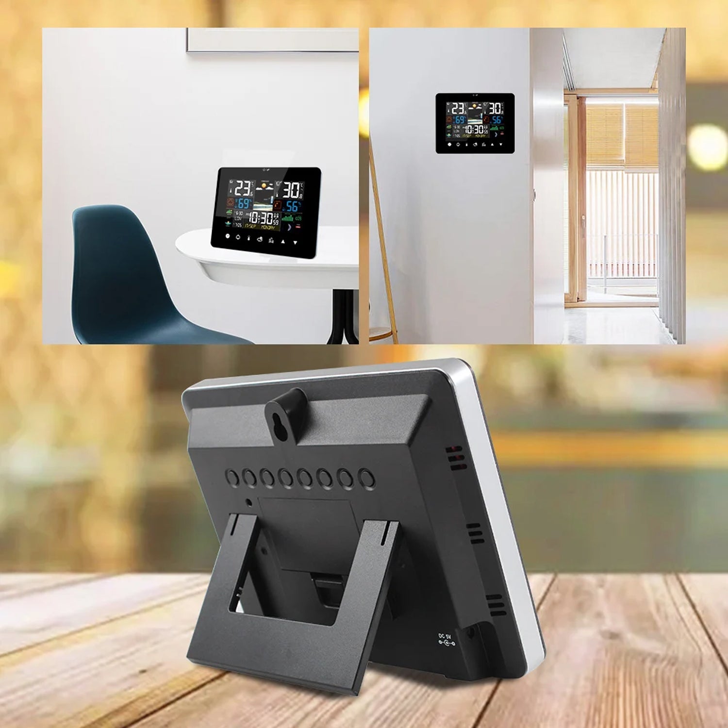 HixThemix Außenthermometer mit Touchscreen & Funksensor