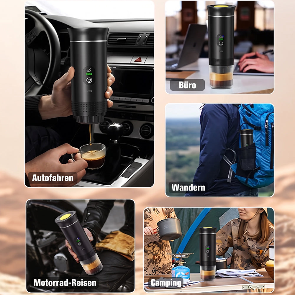 CofiMika Tragbare Espressomaschine mit 20 Bar & Heizfunktion