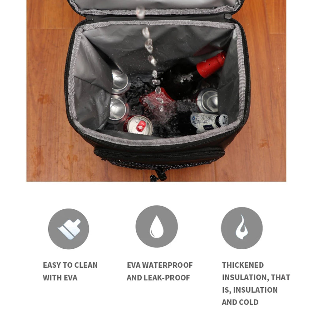 Kühlrucksack Isoliert Wasserdicht - 30L Großer Thermorucksack - Outdoor Camping Picknick Wanderer