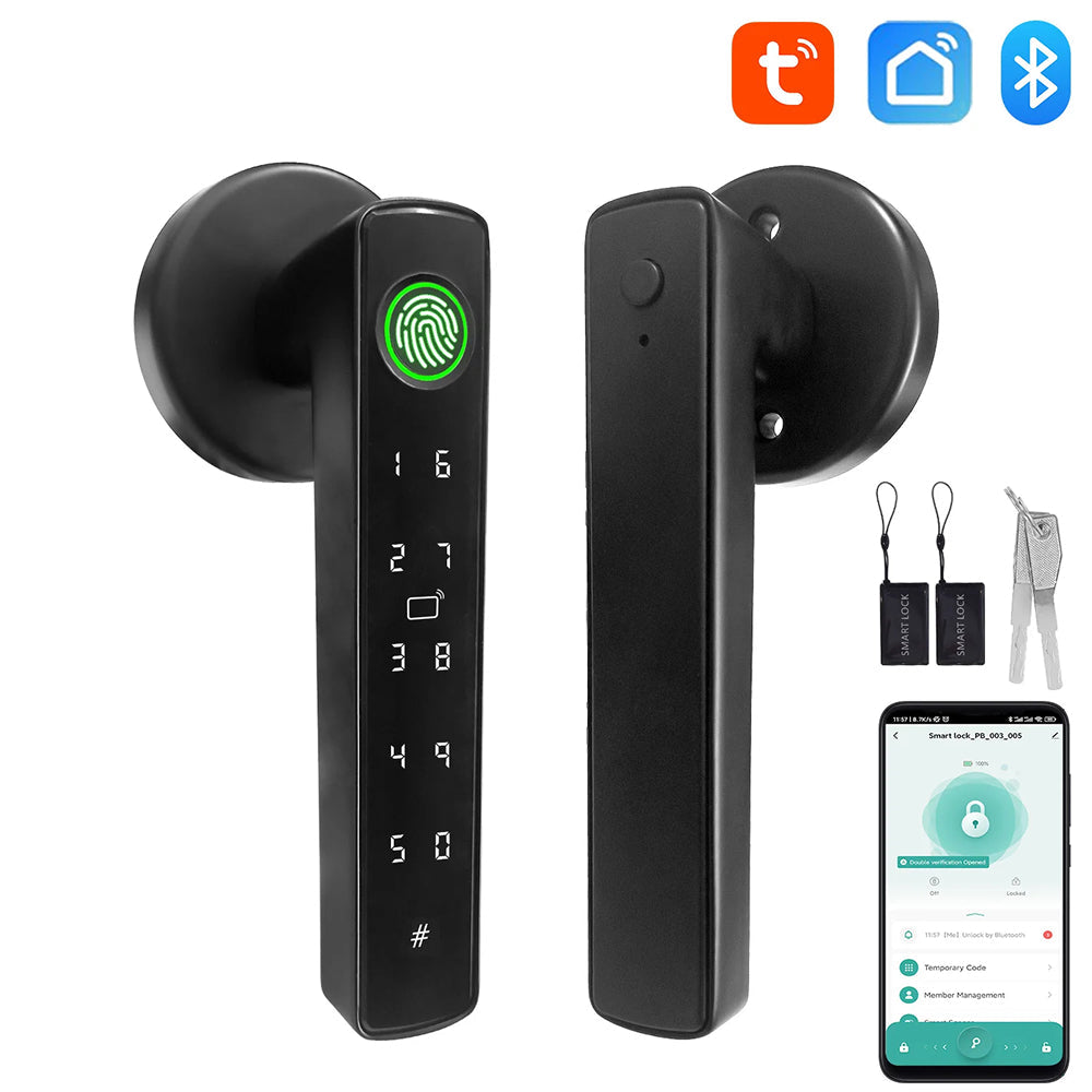 WächStüt Smart Door Lock – Biometrisches Türschloss mit Fingerabdruck & App