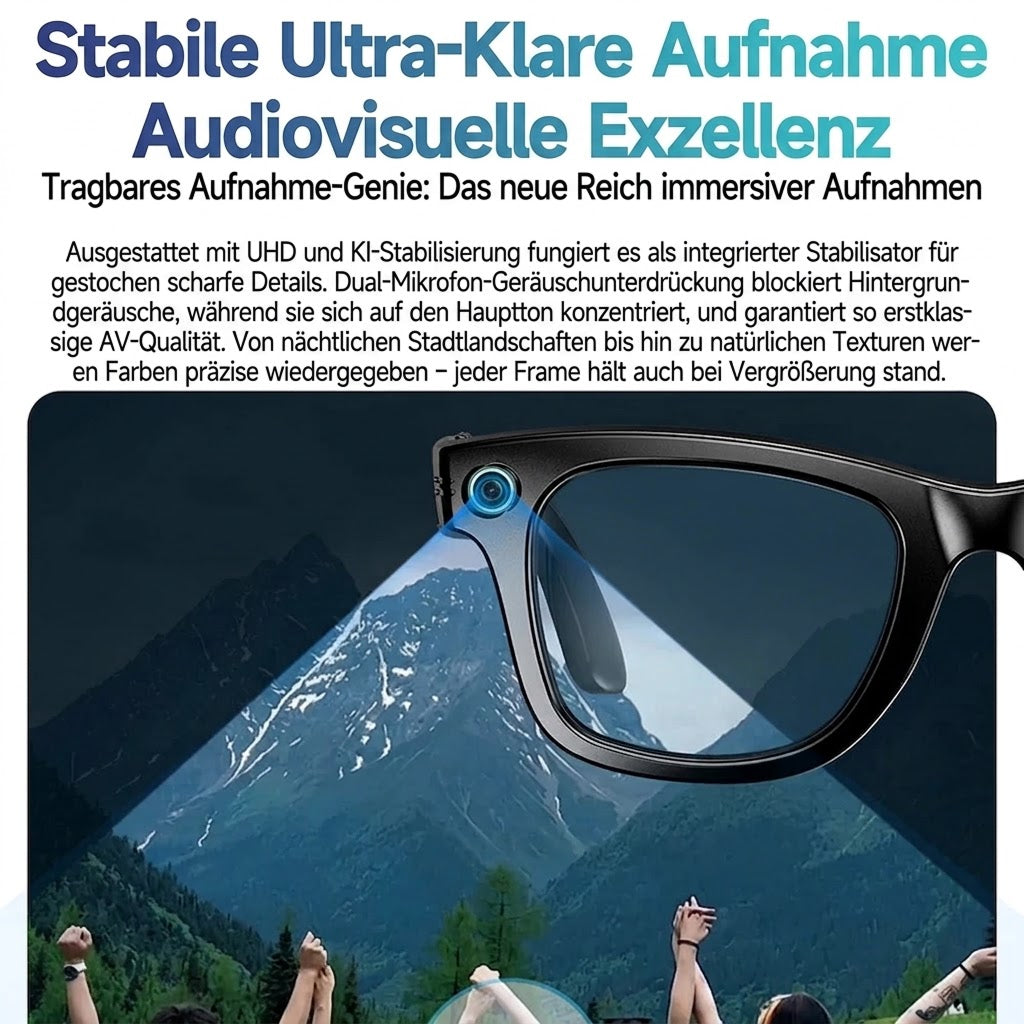 EdsaRolt KI-Smart-Brille mit ChatGPT & Kamera