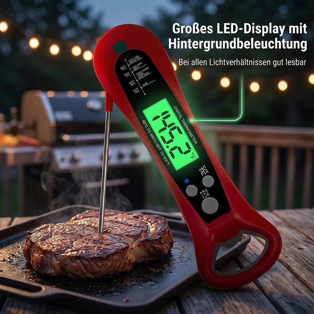 FodiVist Digitales Fleischthermometer & Grillthermometer