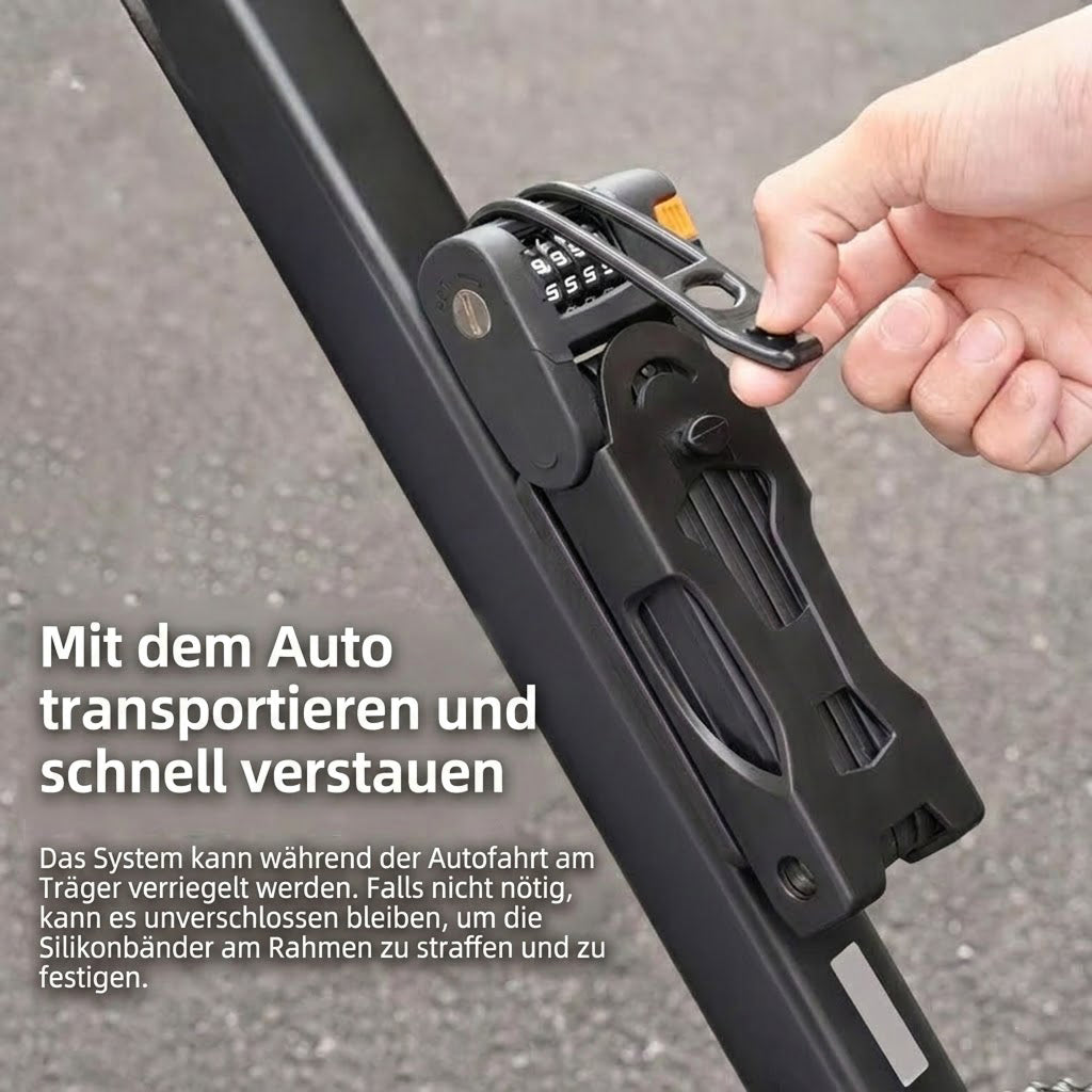 GripinLock Sicheres Faltschloss für Fahrräder