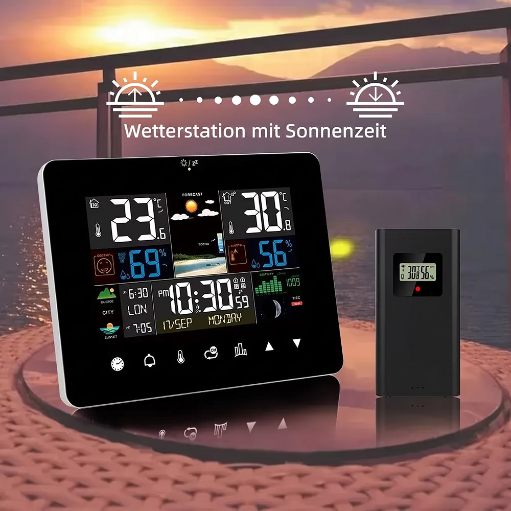 HixThemix Außenthermometer mit Touchscreen & Funksensor