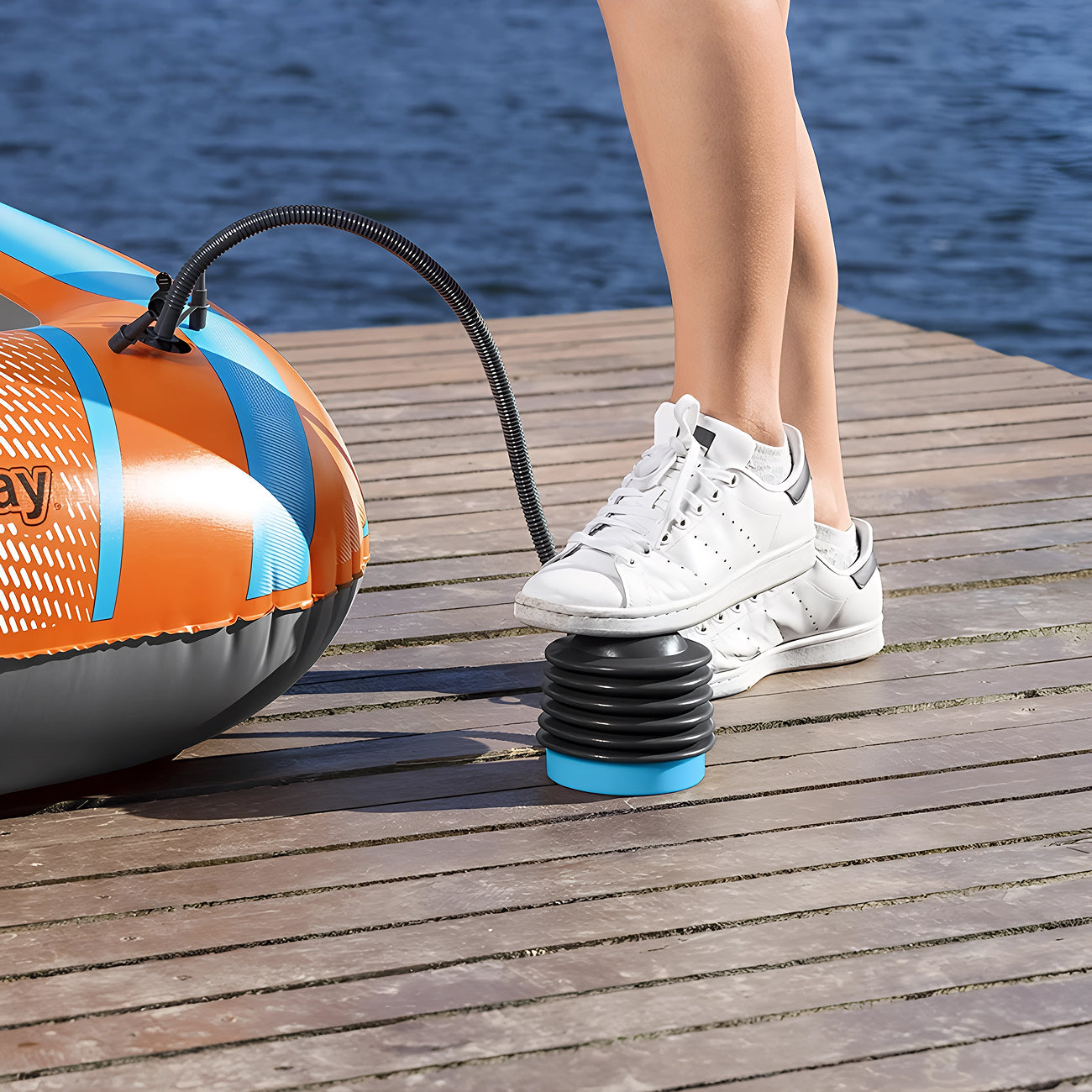 Aufblasbares Kajak - Robustes Paddelboot 2-Personen Set - Erwachsene Outdoor