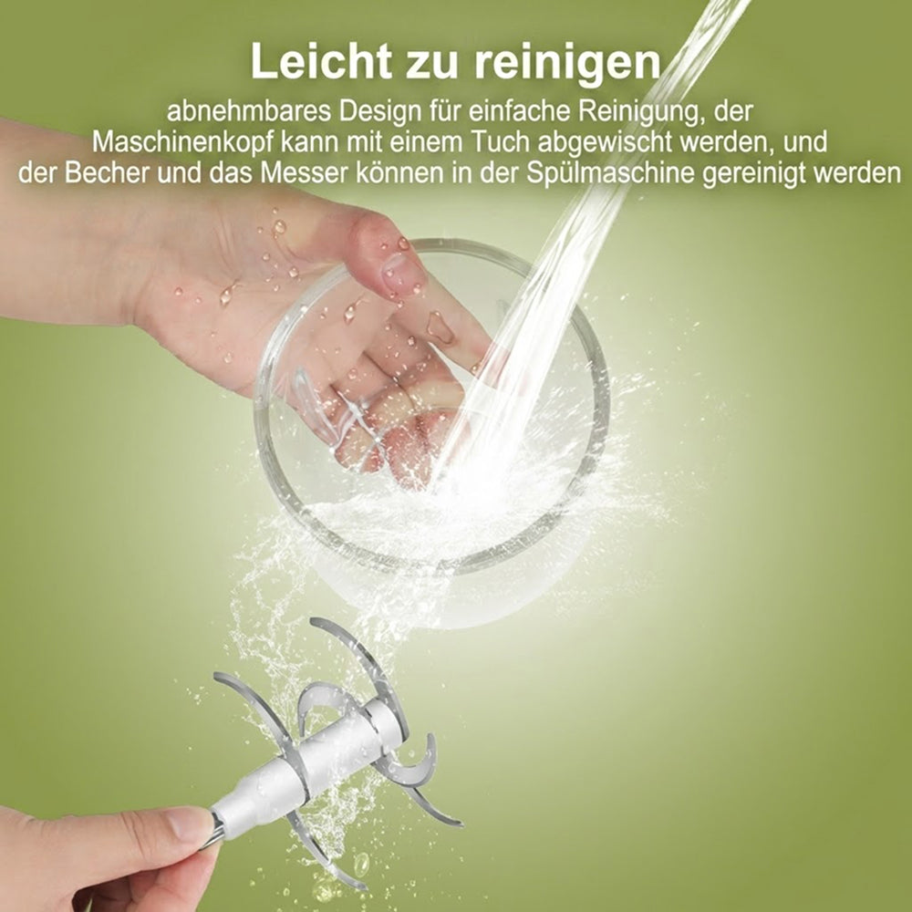 Fleischwolf Elektrisch Profi - Edelstahl 2000W 3 Lochscheiben - Küche Gastronomie