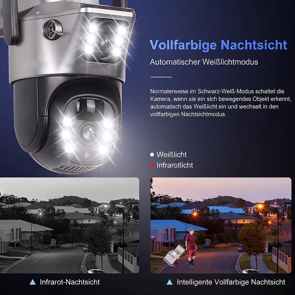 MoseCogn Solar Sicherheitskamera 4K Ultra HD