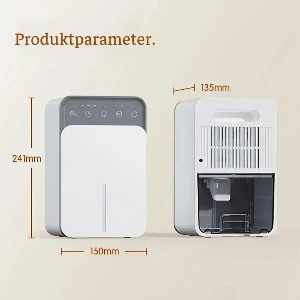 Noblissè Leiser Luftentfeuchter 1500ml für Räume bis 20m²