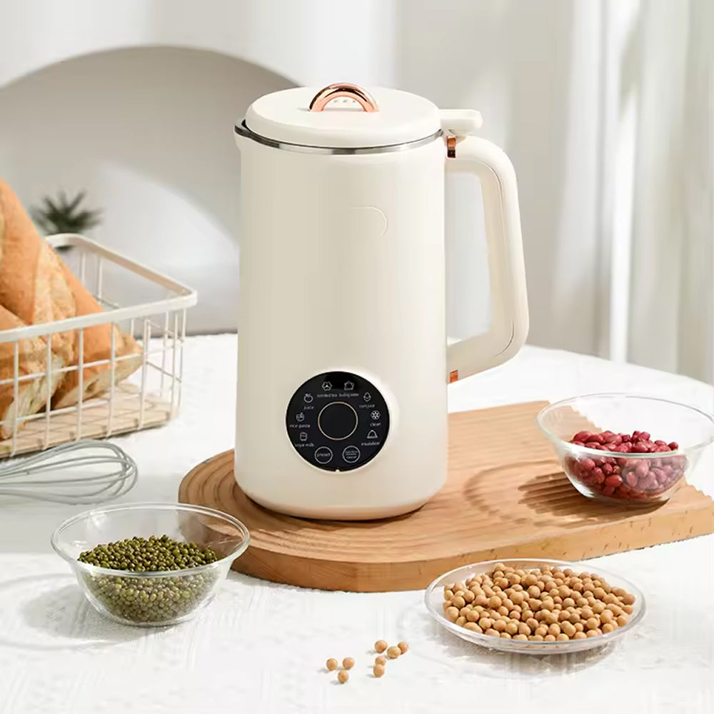 Pflanzenmilchmaschine Selbstreinigend 6 Programme - 1.5L Edelstahl - Veganer