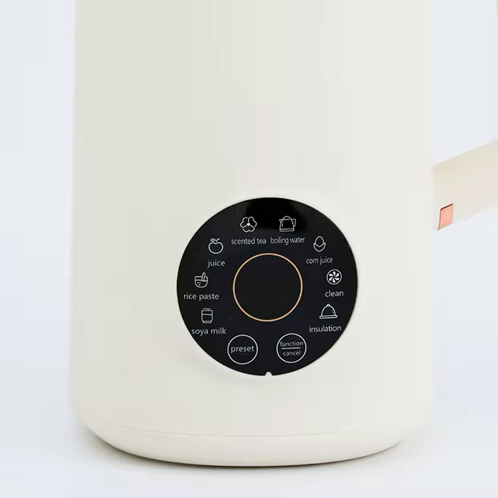 Pflanzenmilchmaschine Selbstreinigend 6 Programme - 1.5L Edelstahl - Veganer