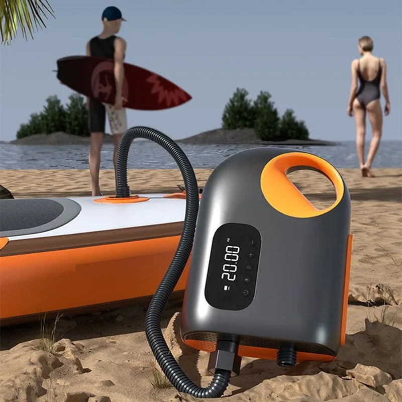 SUP-Pumpe Elektrisch Akku - 12V 20 PSI Hochdruck Luftpumpe - Stand Up Paddle Outdoor