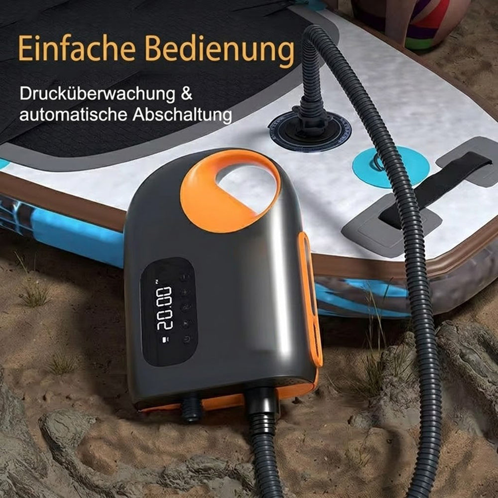SUP-Pumpe Elektrisch Akku - 12V 20 PSI Hochdruck Luftpumpe - Stand Up Paddle Outdoor