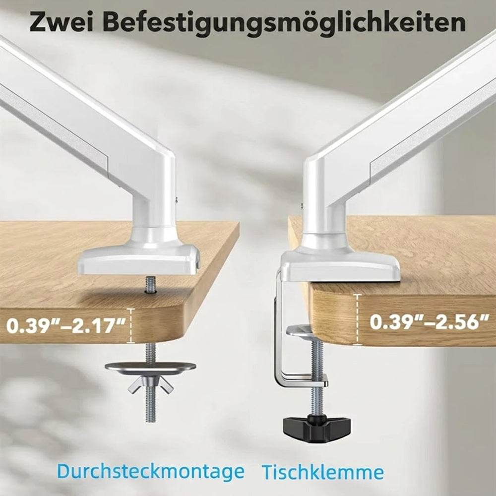 RelleDane Ergonomische Monitorhalterung für 13-32 Zoll Monitore
