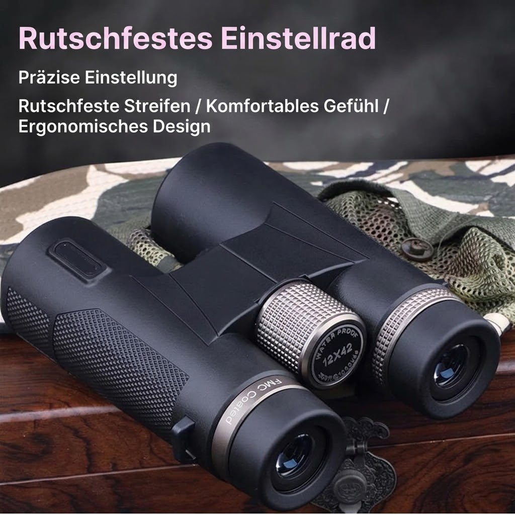 SawCleri 12x42 HD Fernglas Wasserdicht mit ED-Glas