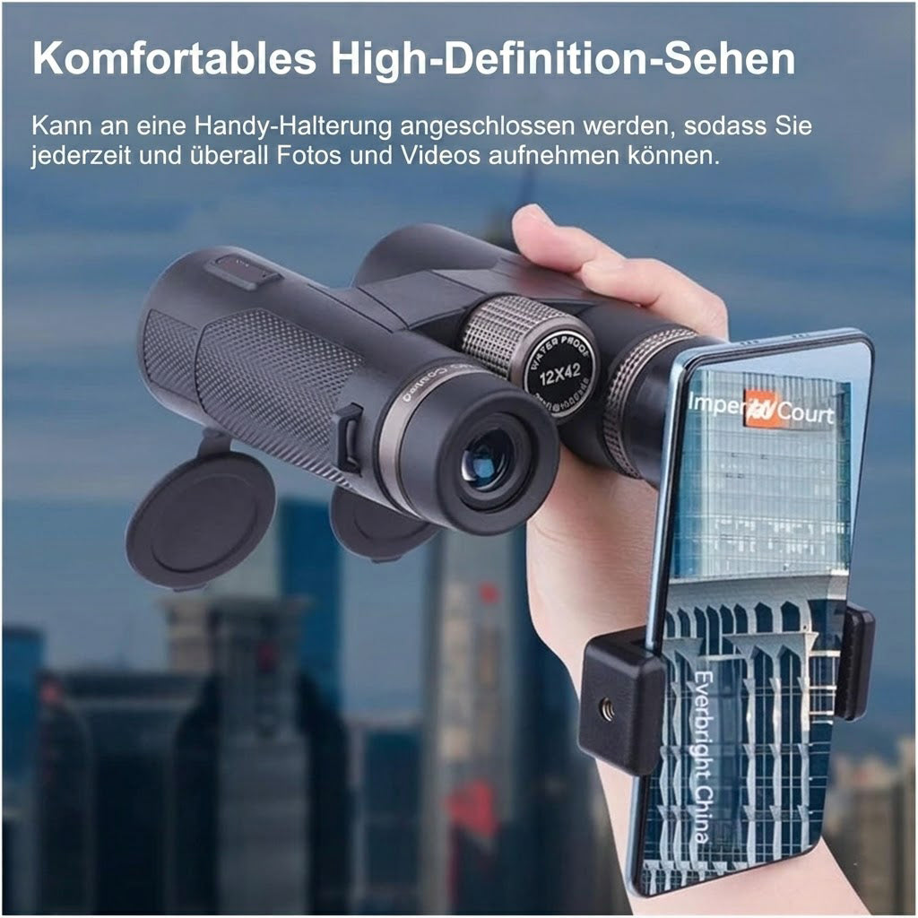 SawCleri 12x42 HD Fernglas Wasserdicht mit ED-Glas