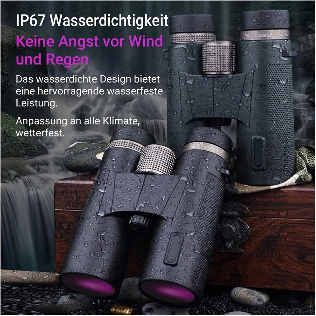SawCleri 12x42 HD Fernglas Wasserdicht mit ED-Glas