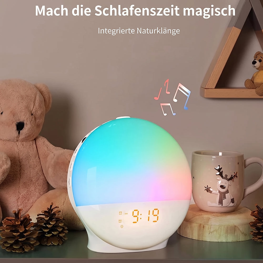 SerenBric Lichtwecker mit Sonnenaufgangs-Simulation & Radio