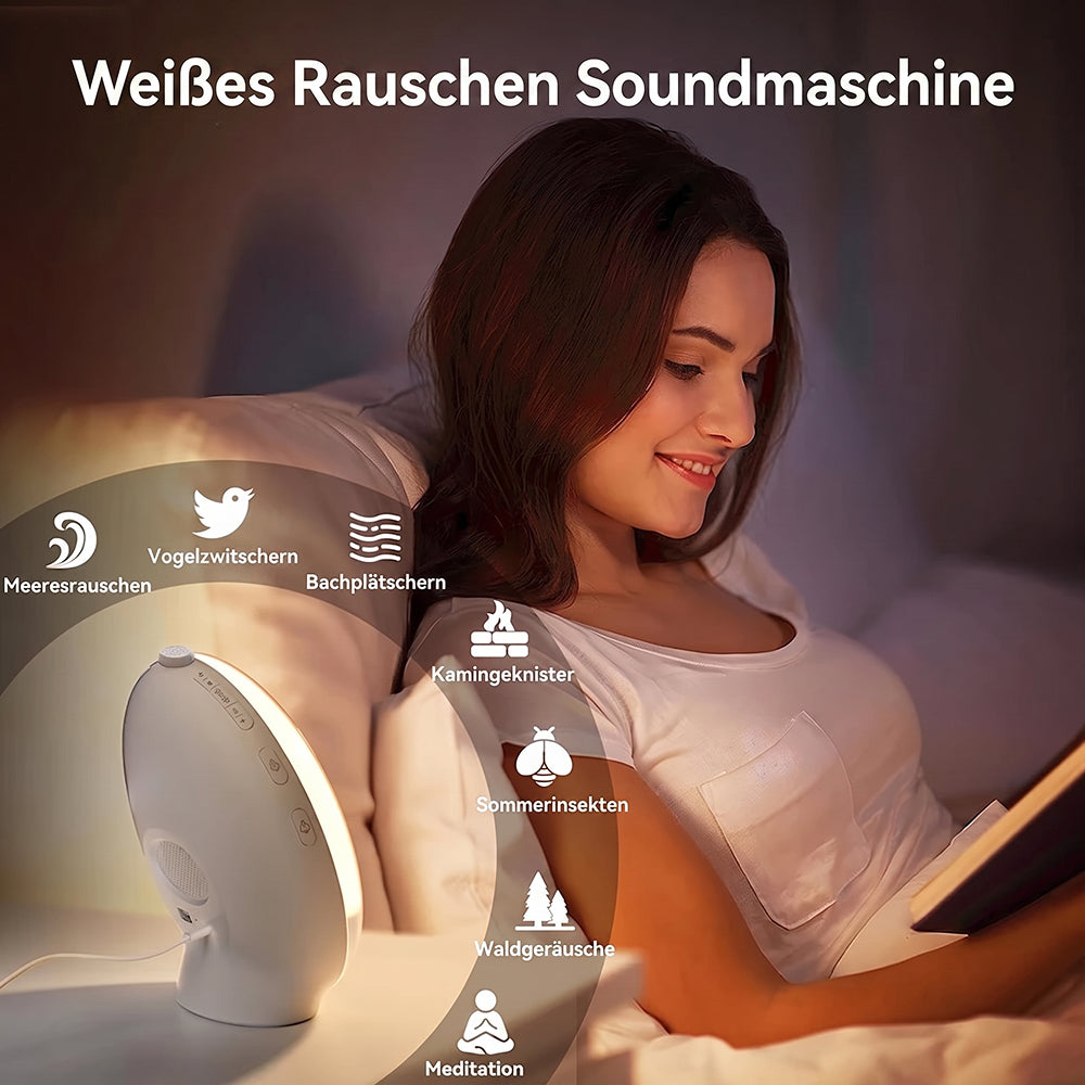 SerenBric Lichtwecker mit Sonnenaufgangs-Simulation & Radio