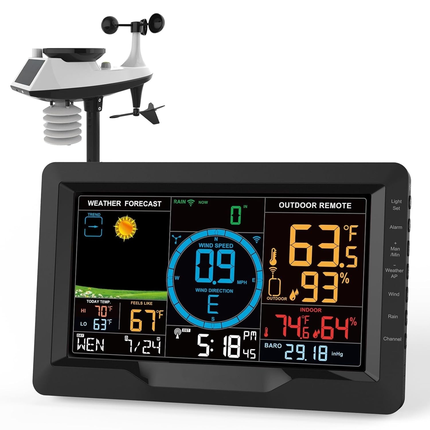 AußenWeter Professionelles 8-in-1 WLAN Außenthermometer