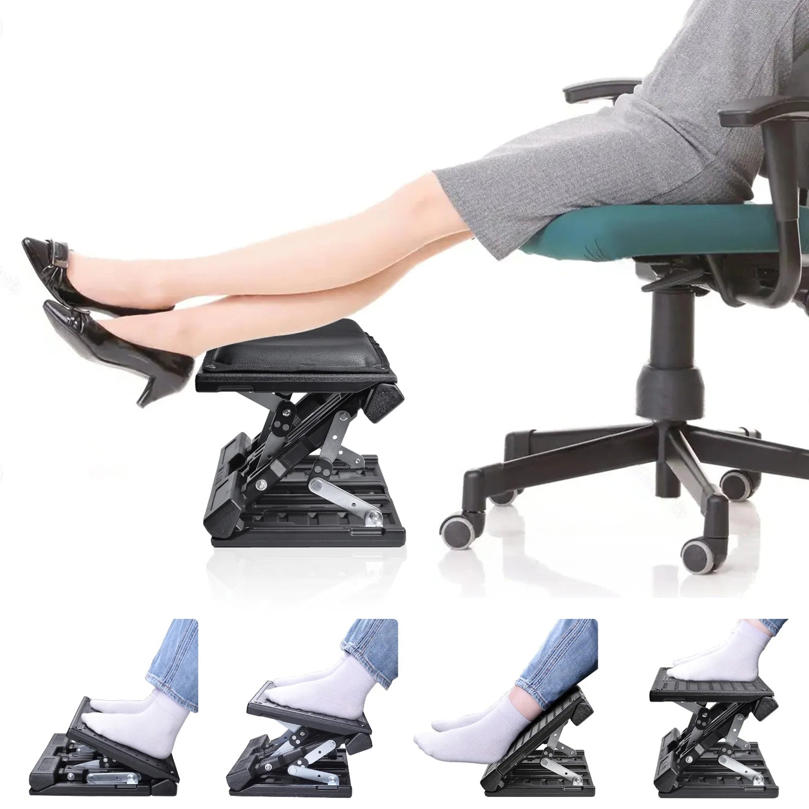 FußeTritt Ergonomische Fußstütze unter dem Schreibtisch
