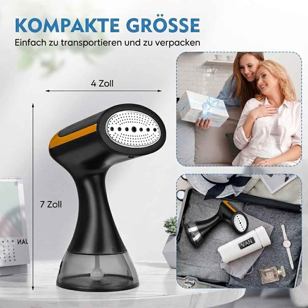 Textilblitz Tragbare Dampfbürste 1500W für Reise & Zuhause