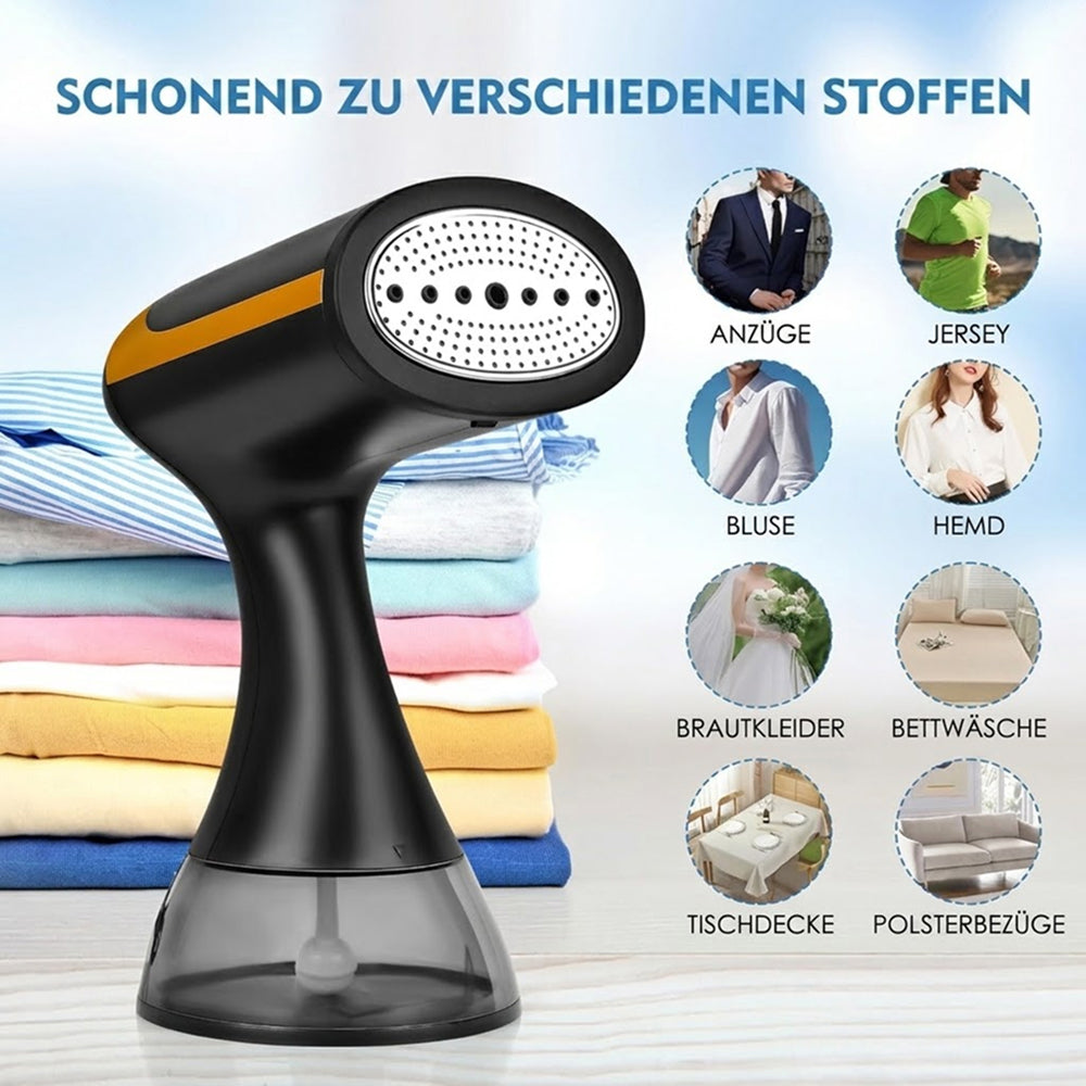 Textilblitz Tragbare Dampfbürste 1500W für Reise & Zuhause