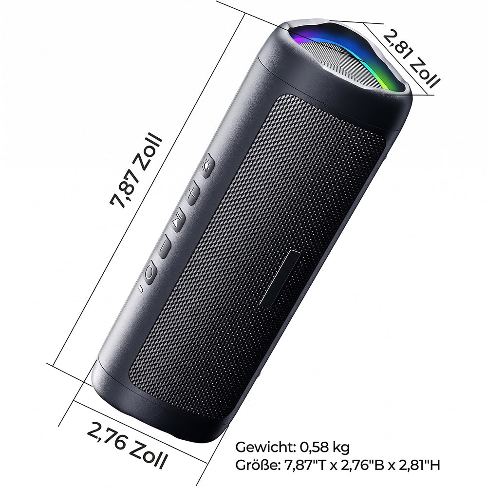 TrecSonik Wasserdichter Bluetooth Außenlautsprecher