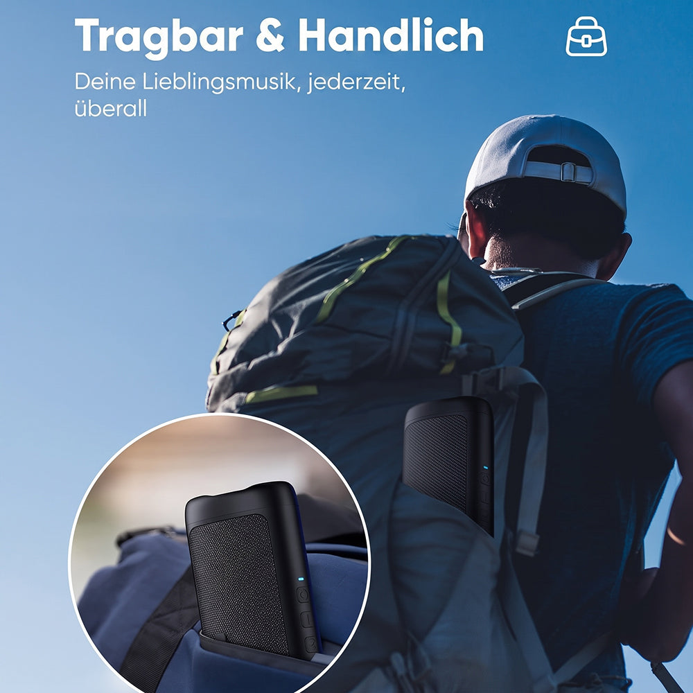 TrecSonik Wasserdichter Bluetooth Außenlautsprecher