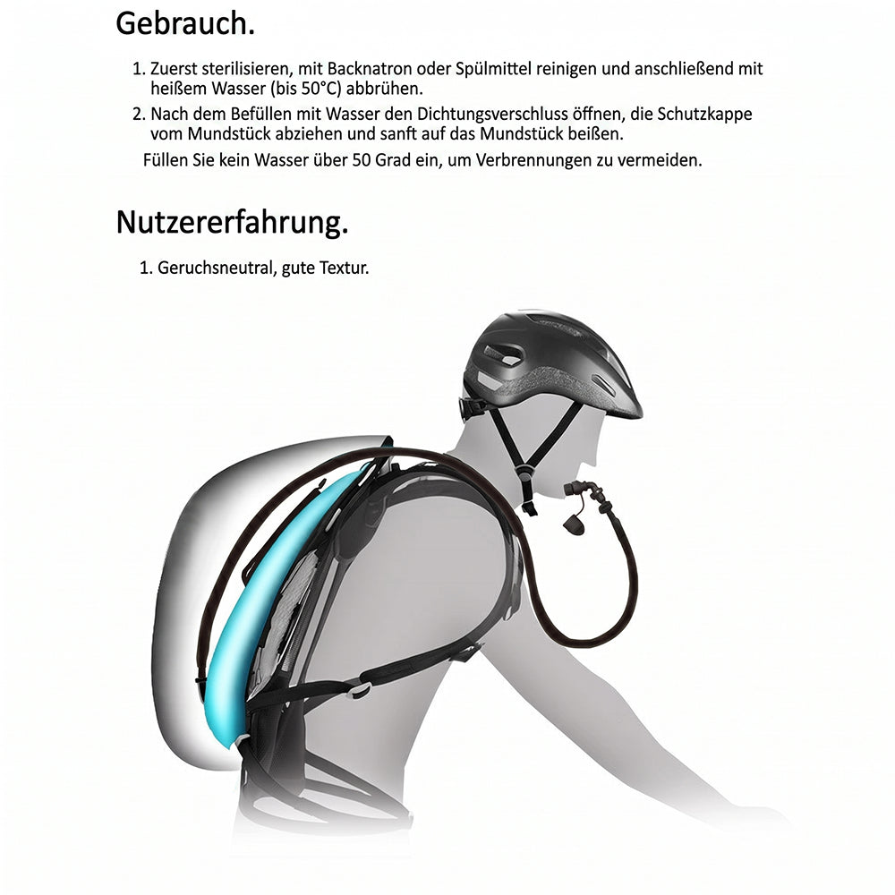 Trinklösch Auslaufsichere 3L Trinkblase – Premium-TPU für Outdoor