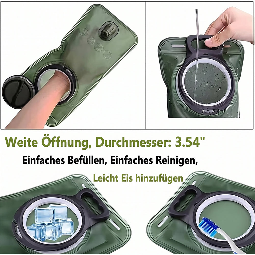 Trinklösch Auslaufsichere 3L Trinkblase – Premium-TPU für Outdoor