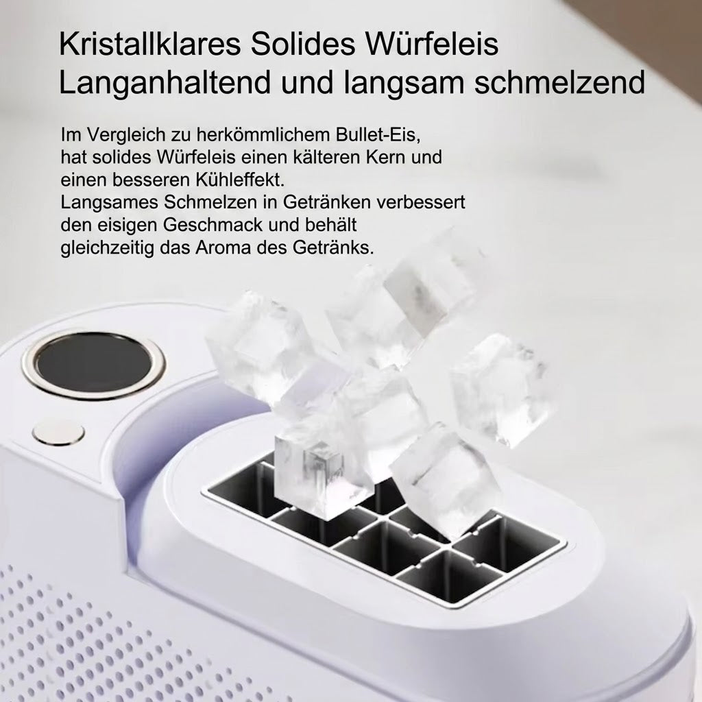 12V Eiswürfelbereiter Tragbar Schnelle Eiswürfelmaschine für Camping Veltaheim