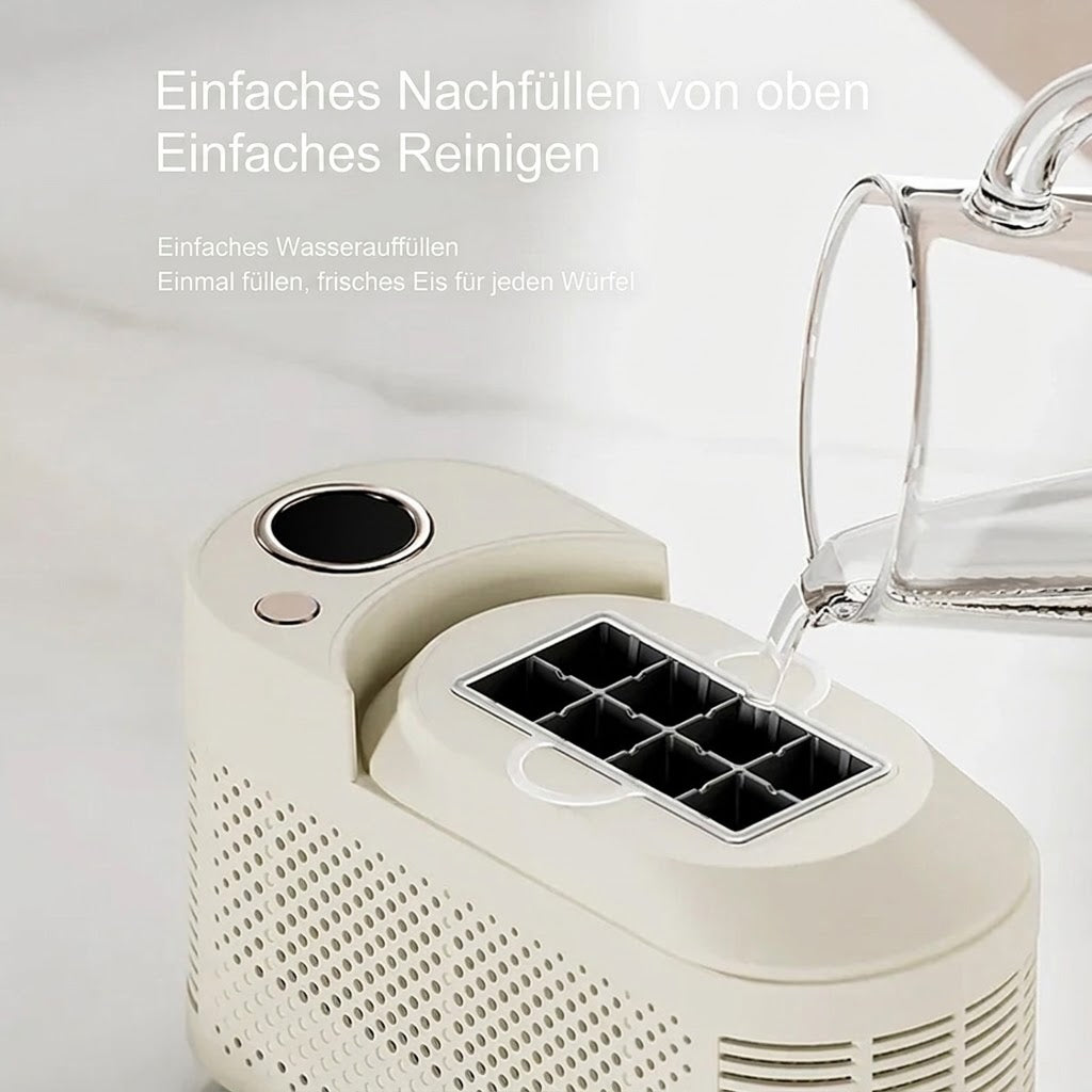 12V Eiswürfelbereiter Tragbar Schnelle Eiswürfelmaschine für Camping Veltaheim