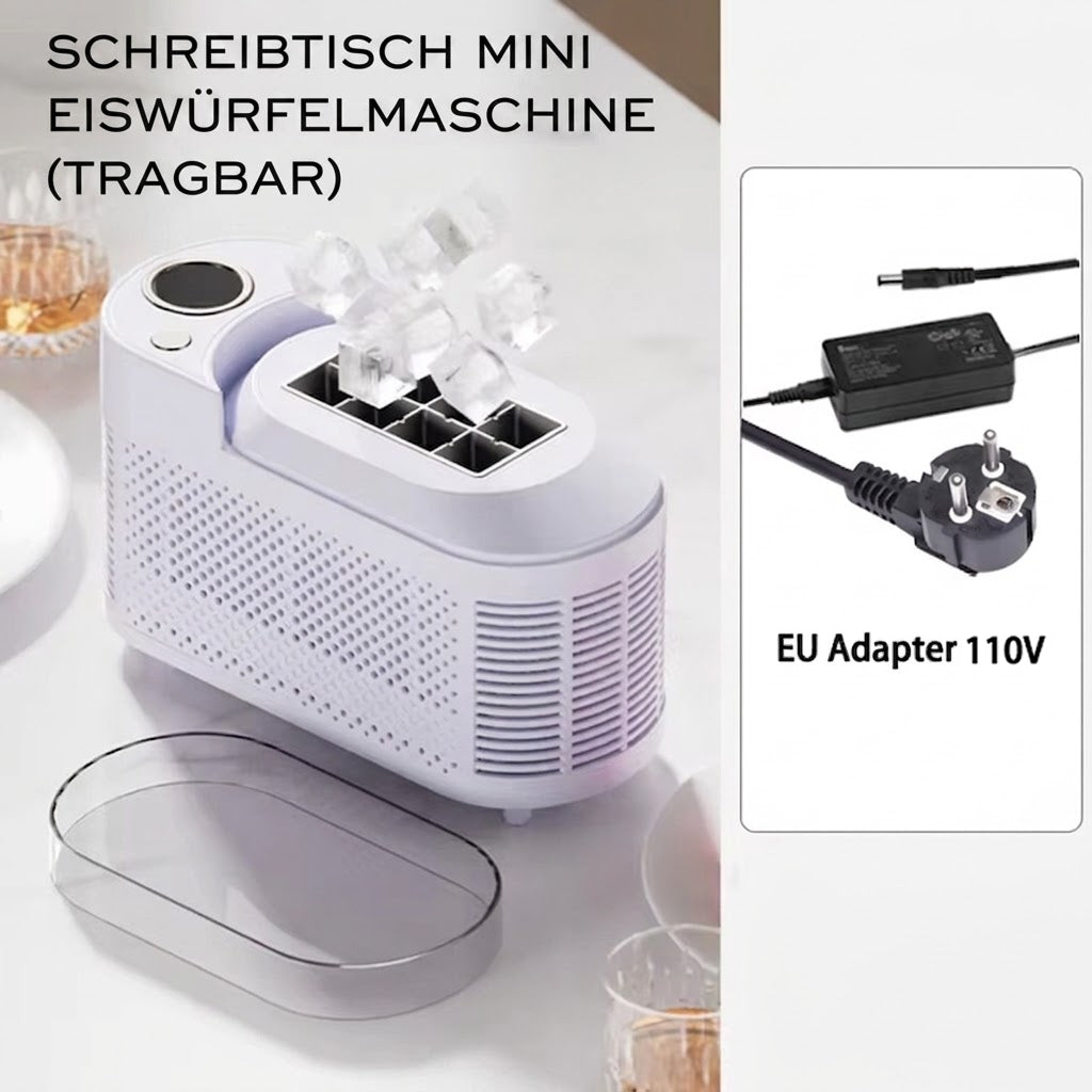 12V Eiswürfelbereiter Tragbar Schnelle Eiswürfelmaschine für Camping Veltaheim