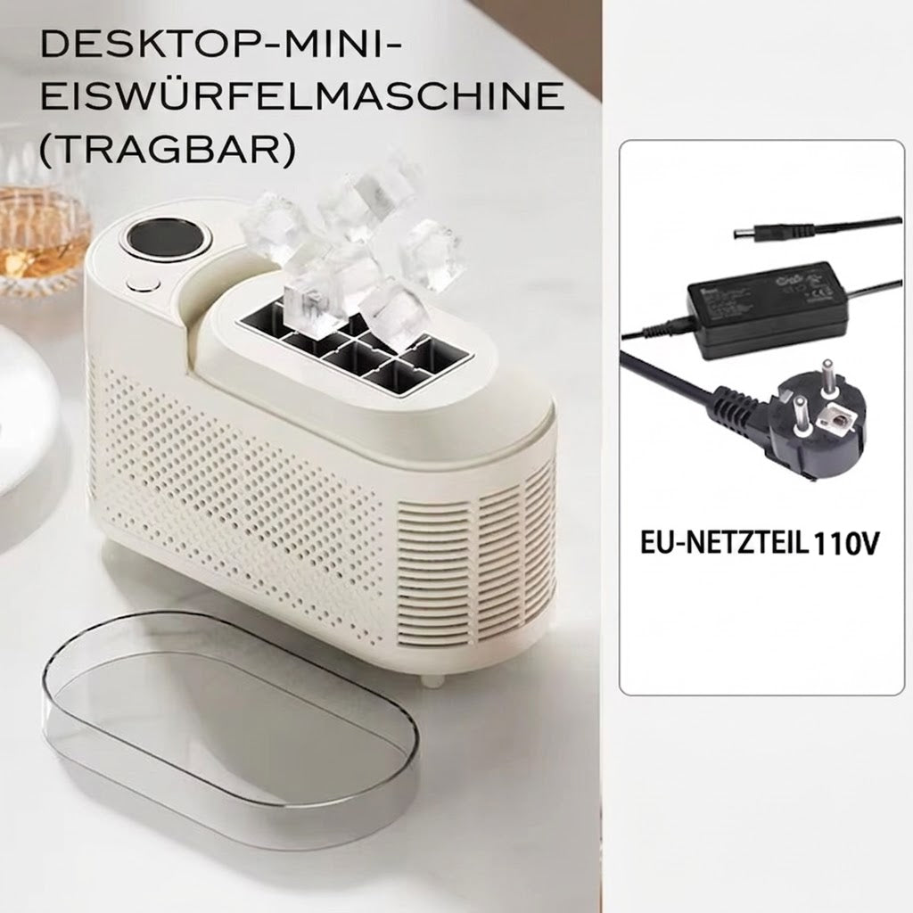 12V Eiswürfelbereiter Tragbar Schnelle Eiswürfelmaschine für Camping Veltaheim